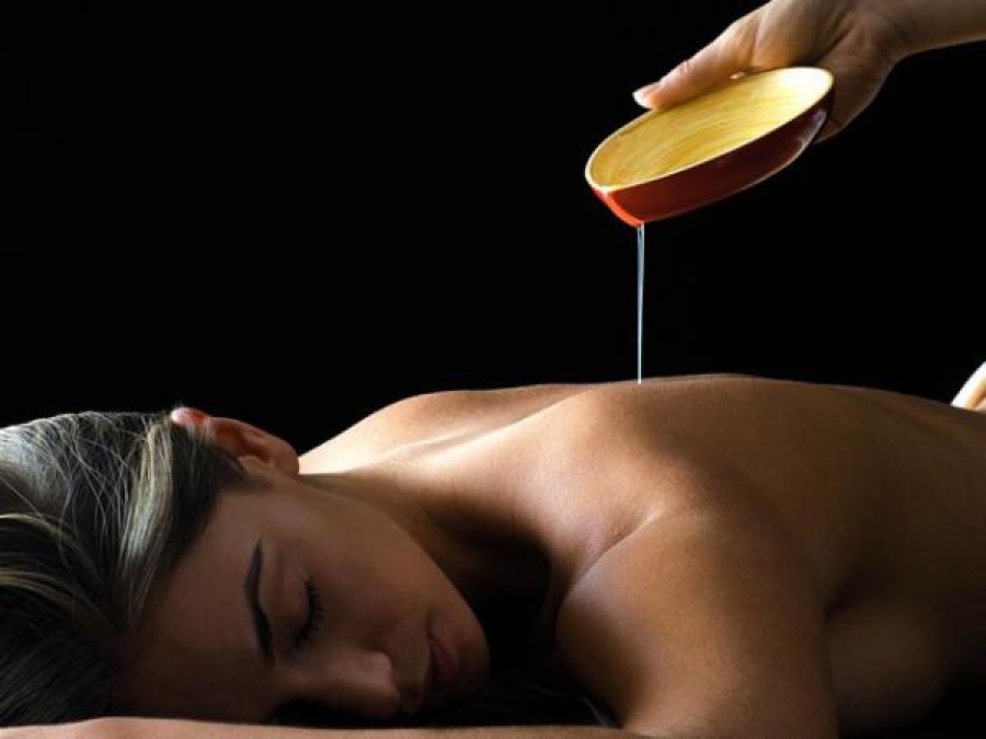 Full-body oil massage